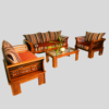 Teak Mat Set-Dragon sofa (singhe)