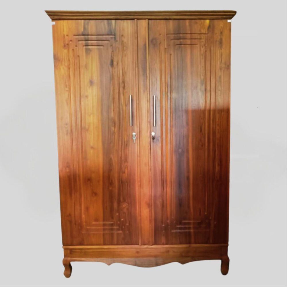 Teak Mat Almirah-2 Door 4 Plane