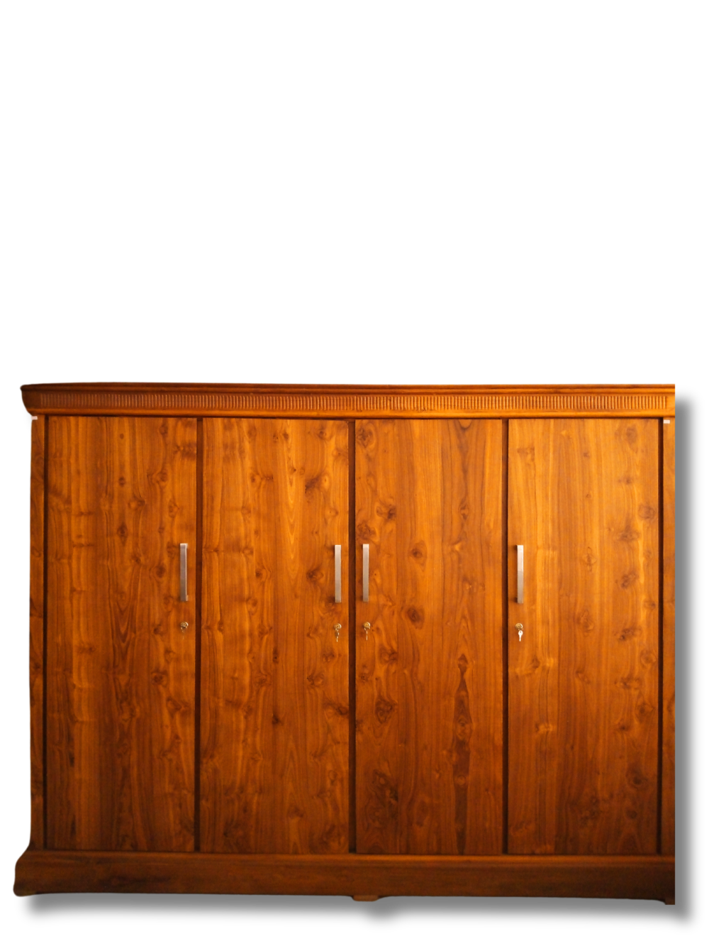 Teak Mat Almirah-4 Door Kerten katayam