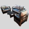 Teak Set-Rustik Design With Side Rack Set