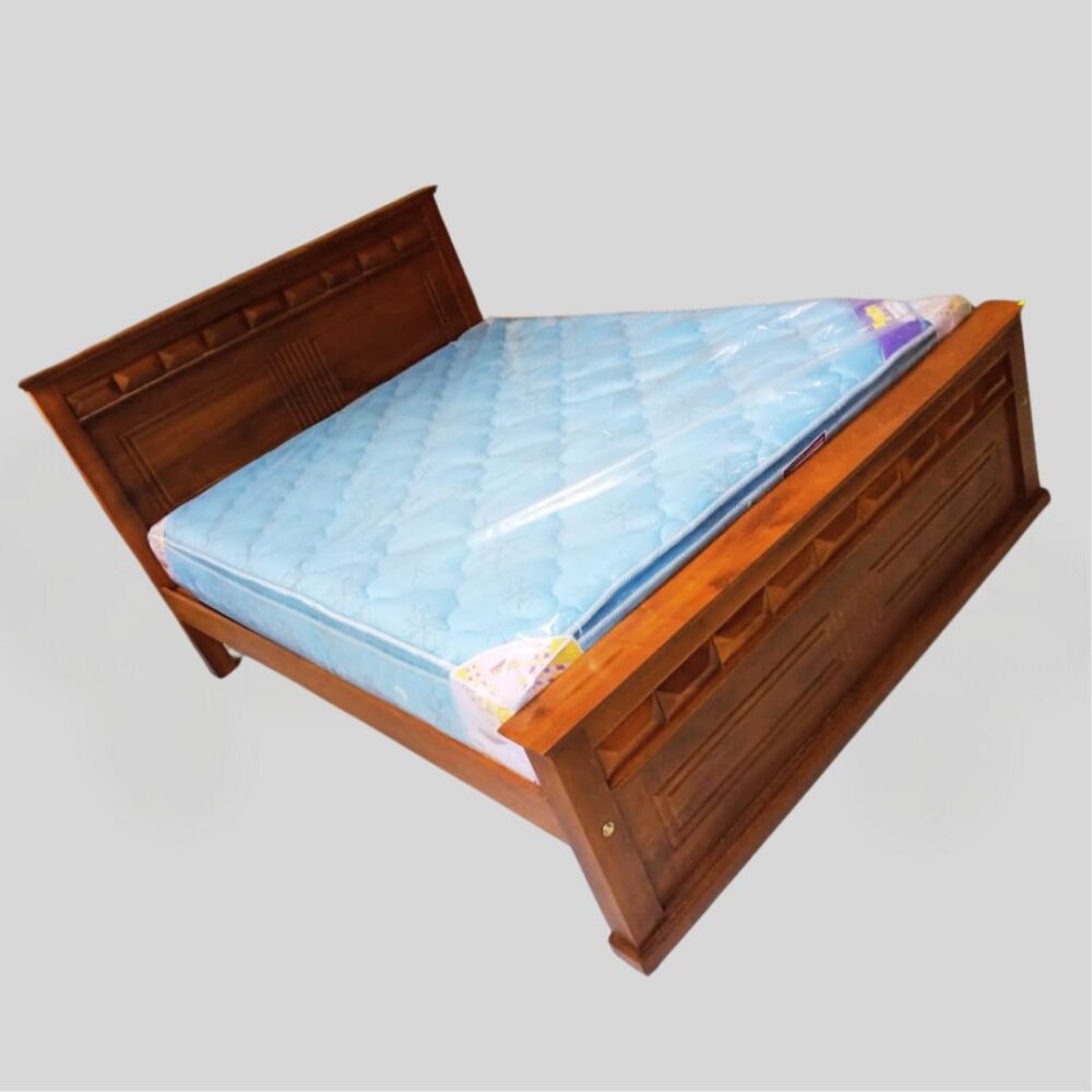 Teak Bed-6.5x5 Keta Panel Box