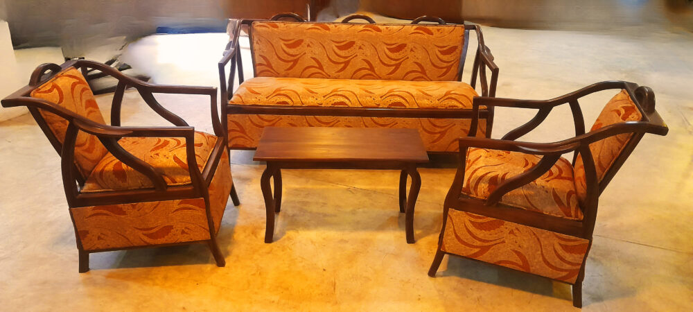 Teak Mat Set-3:1:1 bata design