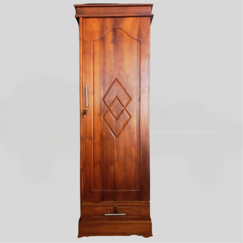 Teak Cupboard-1 Door Yata 1 Locker Cupboard