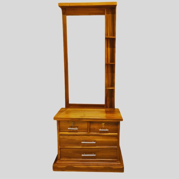 Teak Matt Finish Dressing Table