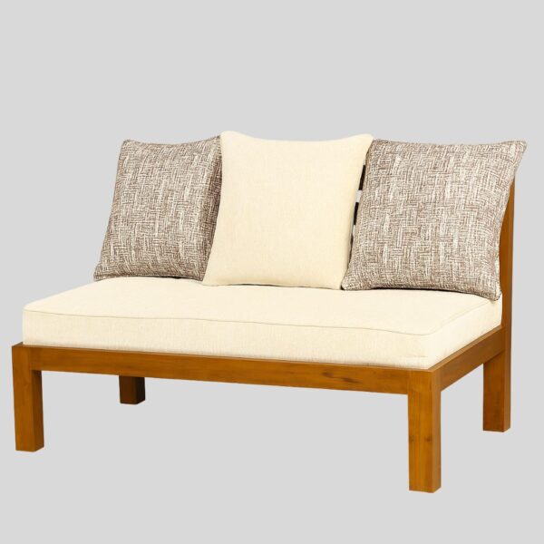 Teak Matt Finish Diwan Sofa (04 Feet)