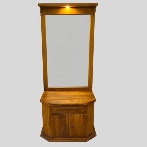 Teak Matt Finish Dressing Table