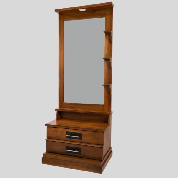 Teak Matt Finish Dressing Table