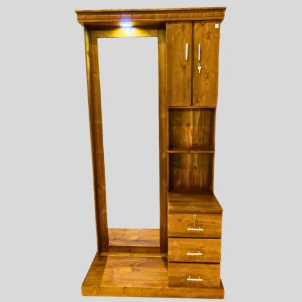 Teak Matt Finish Dressing Table