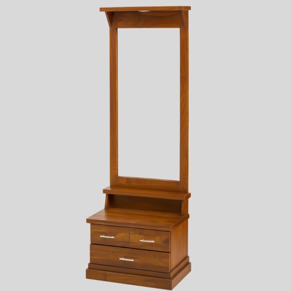 Teak Matt Finish Dressing Table