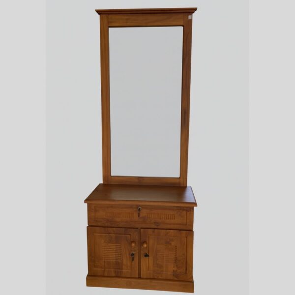 Teak Matt Finish Dressing Table