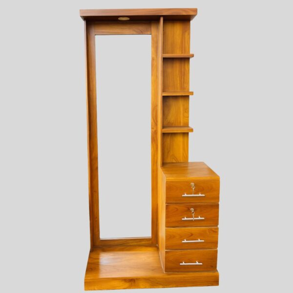 Teak Matt Finish Dressing Table