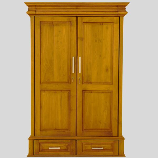 Teak Matt Finish 02 Door Almirah