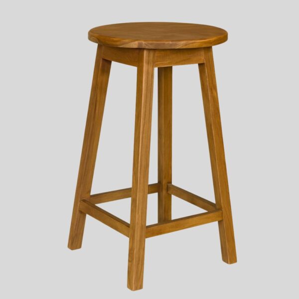 Teak Matt Finish Restaurant Chair