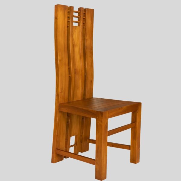 Teak Matt Finish Dinning Chair
