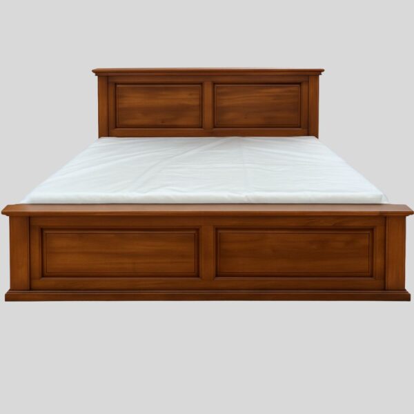 Teak Matt Finish (6X6.5 SIZE) Bed