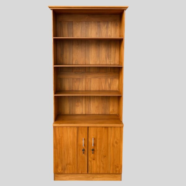 Teak Matt Finish Book Rack