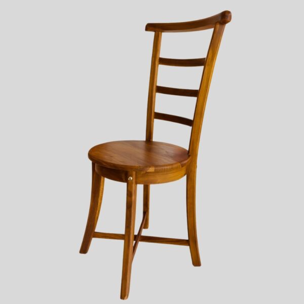 Teak Matt Finish Restuarant Chair