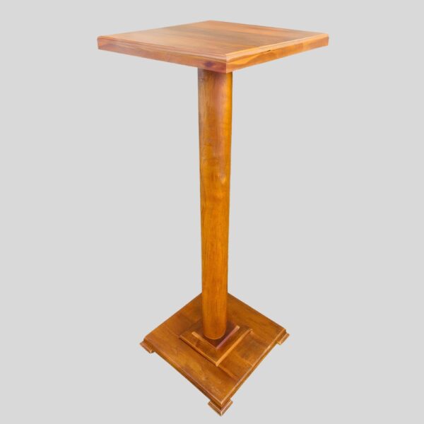 Teak Matt Finish Buddha Statue Stand