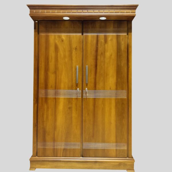 Teak Matt Finish 02 Door Almirah
