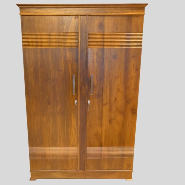 Teak Matt Finish 02 Door Almirah