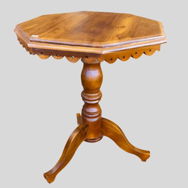 Teak Matt Finish Wooden Stool