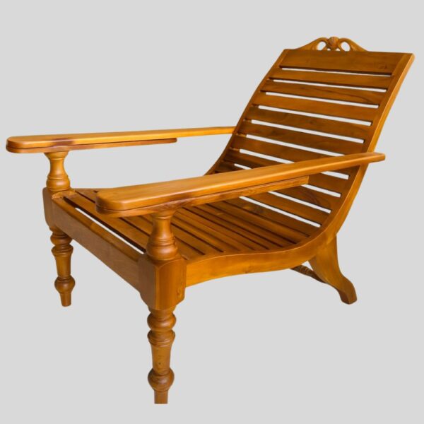 Teak Matt Finish Rocking Chair