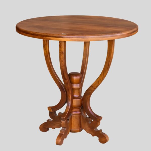 Teak Matt Finish Wooden Stool