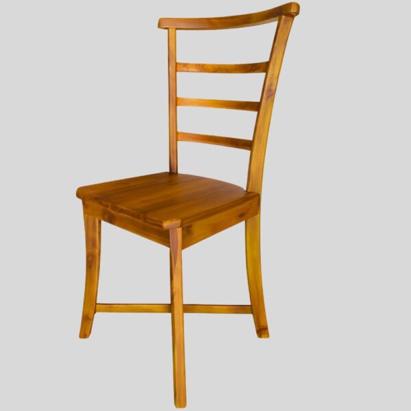 Teak Matt Finish Restaurant Chair