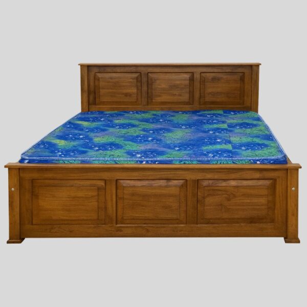 Teak Matt Finish (6X6.5 SIZE) Bed