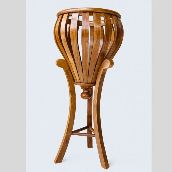 Teak Matt Finish Flower Vaas