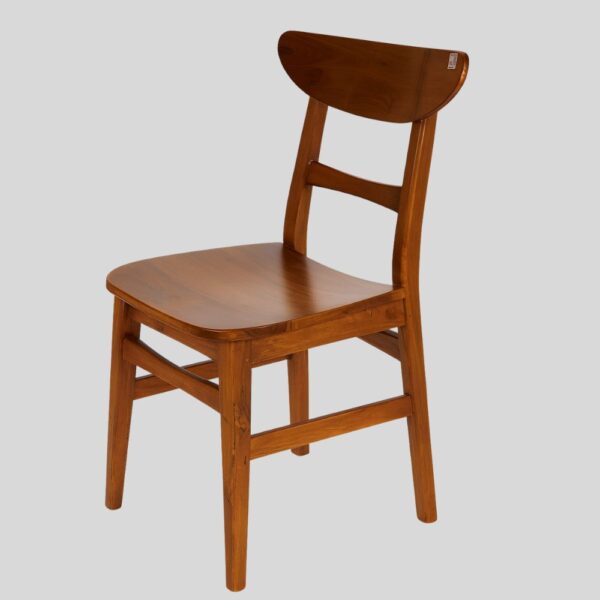Teak Matt Finish Dinning Chair