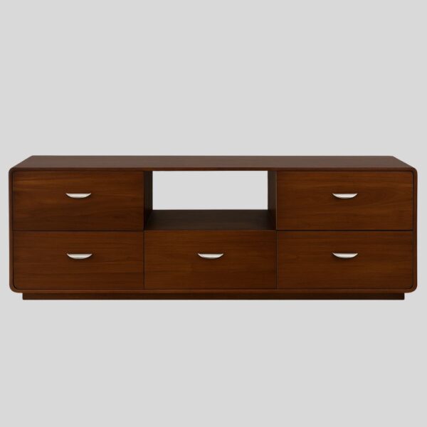 Teak Matt Finish TV Stand